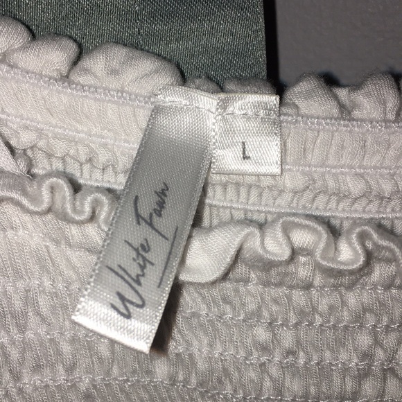 Whites smocked peplum tank top - Picture 3 of 5